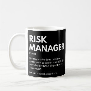 Mug Directeur de gestion des risques Définition de tra
