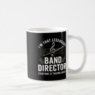 Mug Directeur de groupe amusant professeur de musique