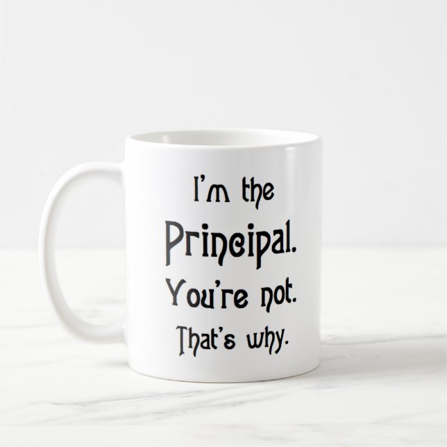 Mug directeur, vous n'êtes pas (Gauche)