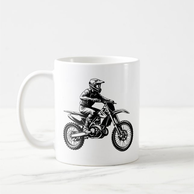 Mug Dirt Bike Rider (Gauche)