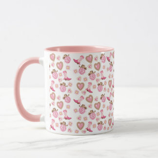 Mug Disco Cowgirl Valentine Bicolore