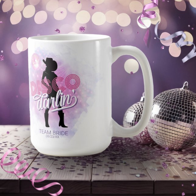 Mug Disco Darlin' Équipe de l'enterrement de vie de je (Créateur téléchargé)