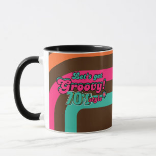 Mug Disco Rétro Anniversaire Boogie Groovy 70's Person