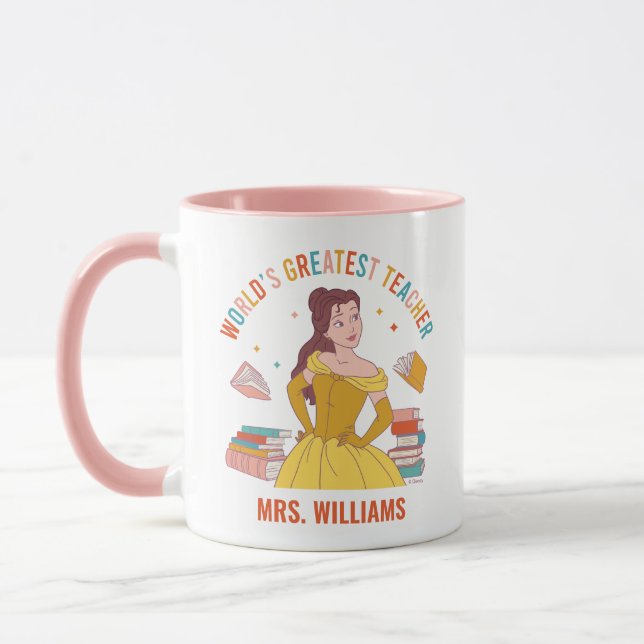 Mug Disney Princess Belle | Le plus grand enseignant d (Gauche)
