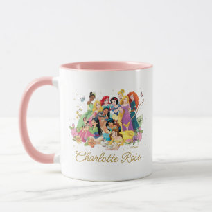 Mug Disney Princess Floral personnalisé