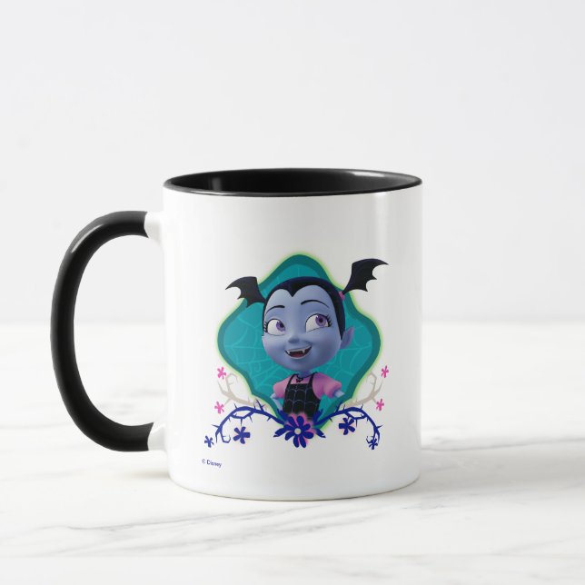Mug Disney | Vampirina - Vee - Floral gothique (Gauche)