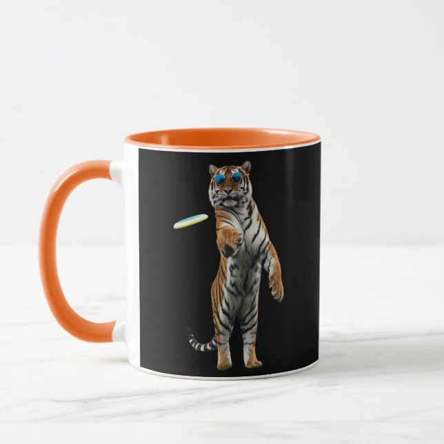 Mug Disque de golf Funny Tiger (Gauche)