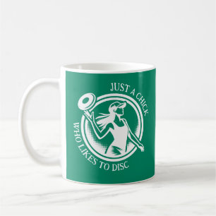 Mug Disque féminin personnalisé Golf