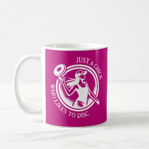 Mug Disque féminin personnalisé Golf
