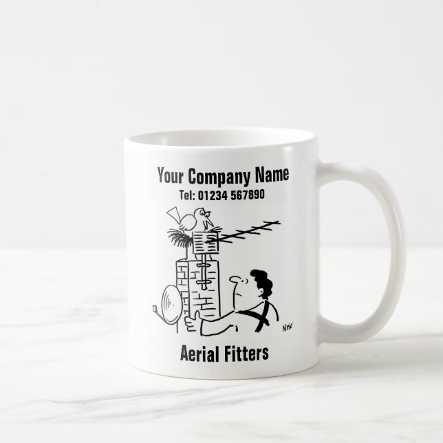 Mug Disque satellite ou émetteur aérien (Droite)