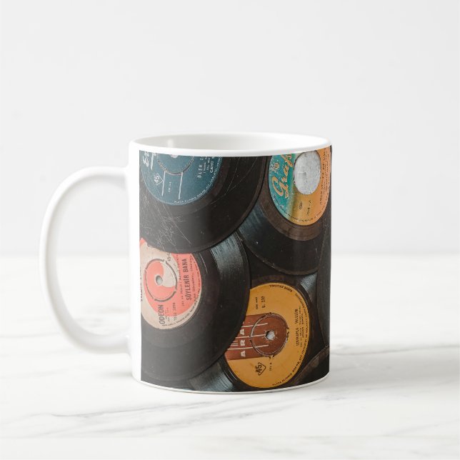 Mug Disques Classiques Vinyle Noir (Gauche)