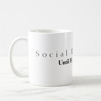 Mug Distances sociales jusqu'à nouvel ordre Musique