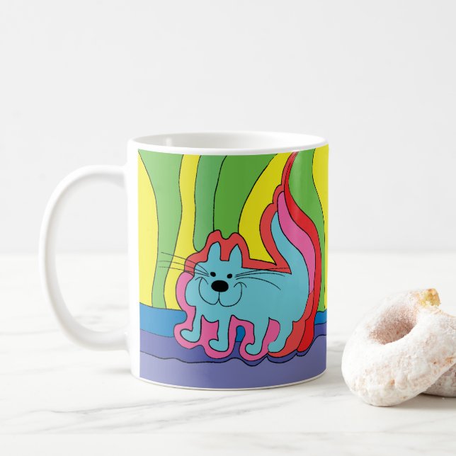 Mug Distances sociales PurrFerred CAT (Avec donut)