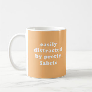 Mug Distrait Par Joli Tissu Drôle Citation De Quilter