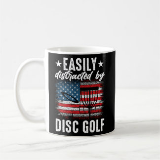 Mug Distrait Par Le Joueur De Golf De Disque Golfing S