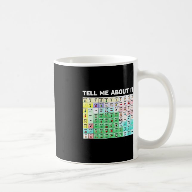 Mug Dites-moi à propos de la parole Langue Pathologie  (Droite)
