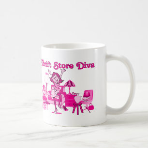 Mug Diva de magasin d'occasions