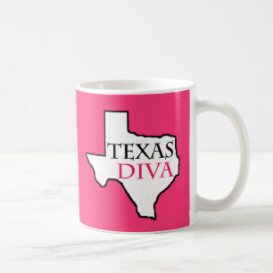 Mug Diva du Texas - G.R.I.T. = filles élevées dans le