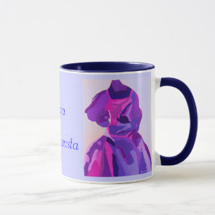 Mug Diva Fashionista En Bleu