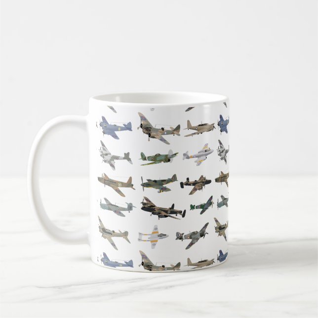 Mug Divers avions 2ÈME GUERRE MONDIALE britanniques (Gauche)