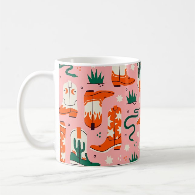 Mug Divers motif bottes de cowboy (Gauche)