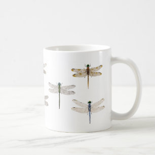 Mug Diverses libellules sur une tasse.