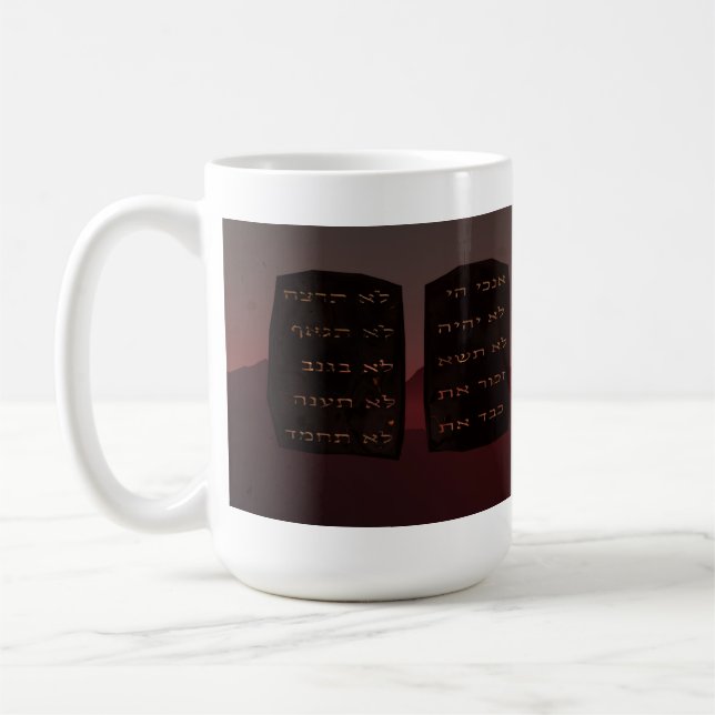 Mug Dix commandements (Gauche)