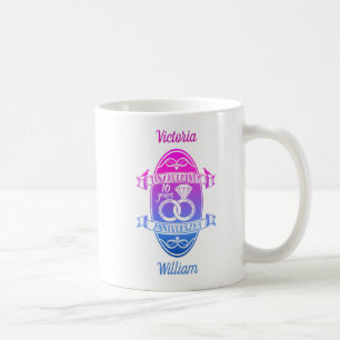Mug Dixième 10e anniversaire de mariage TIN ALUMINIUM