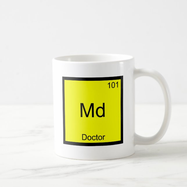 Mug DM - Docteur Chemistry Element Symbol Funny (Droite)