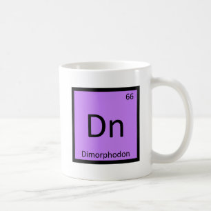 Mug Dn - Symbole chimique du dinosaure Dimorphodon
