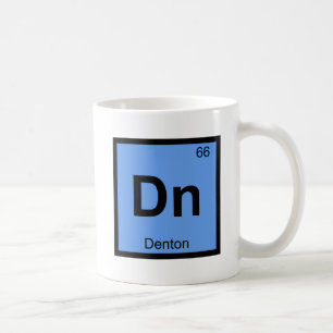 Mug Dn - Symbole de table périodique de la chimie du T