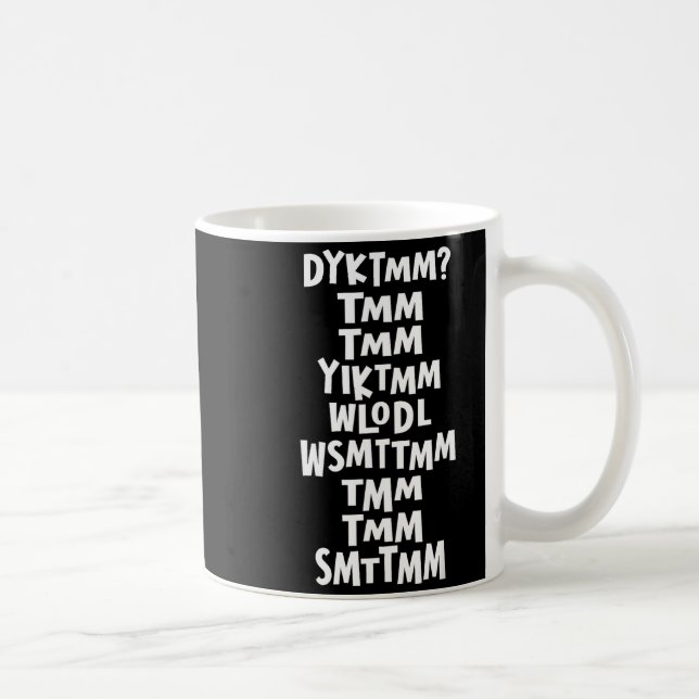 Mug Do You Know The Muffin Man Dyktmm Nostalgia Funny  (Droite)