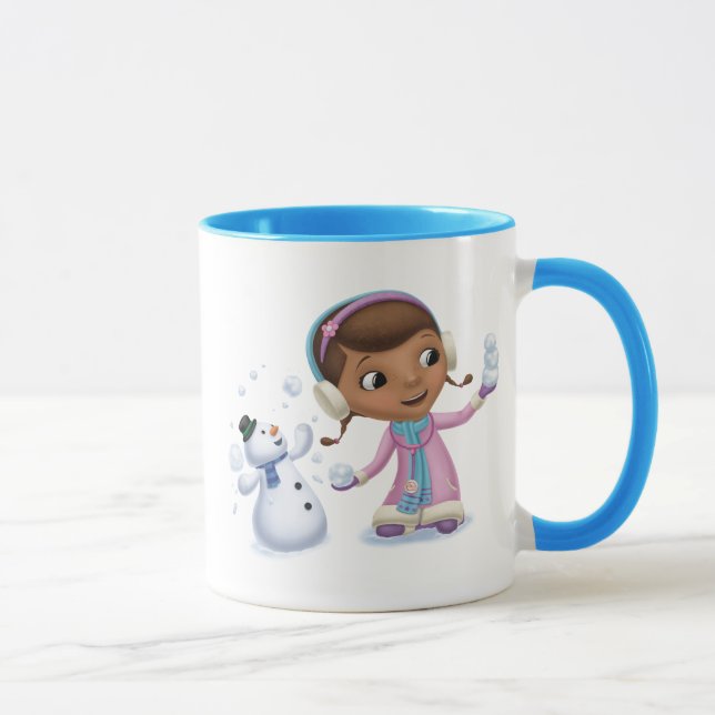 Mug Doc McStuffins | Doc Et Chilily Jouer Dans La Neig (Droite)