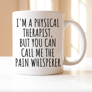 Mug Docteur en physique, JE SUIS THÉRAPEUTE PHYSIQUE, 
