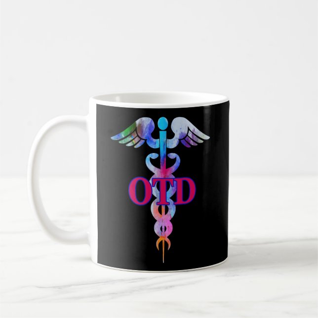 Mug Docteur En Thérapie Professionnelle Otd Caduceus G (Gauche)