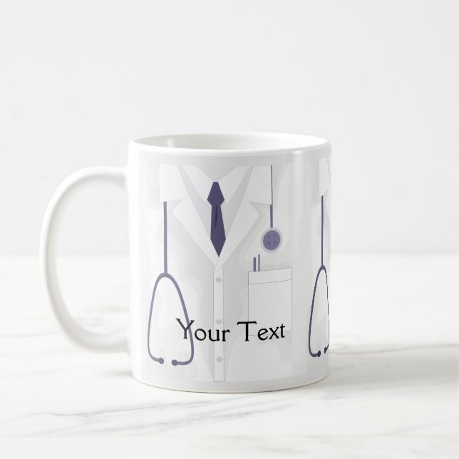 Mug Docteur Médicale Lab Costume personnalisé  (Gauche)