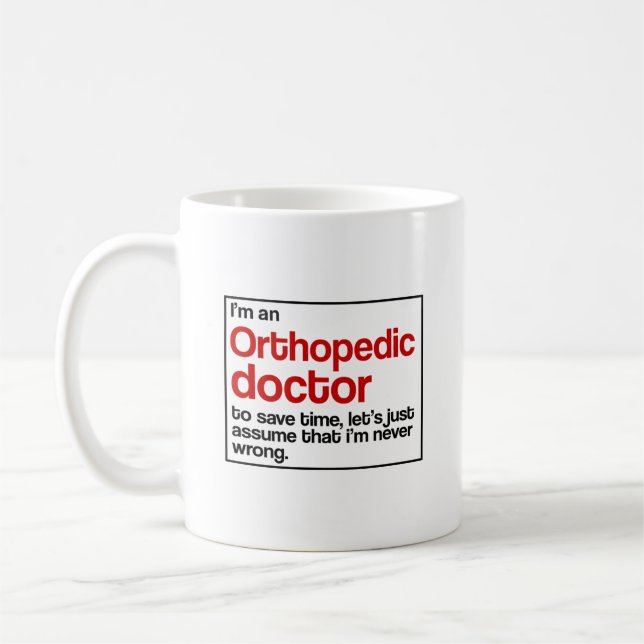 Mug Docteur orthopédique (Gauche)