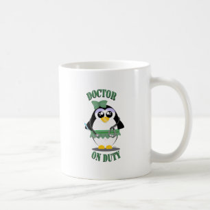 Mug Docteur pingouin en service (femelle)