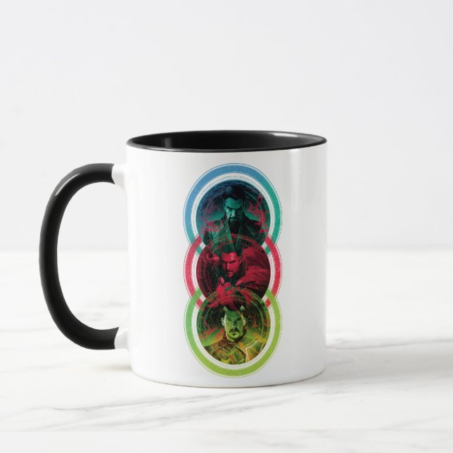 Mug Docteur Strange Alternates Graphique vertical (Gauche)