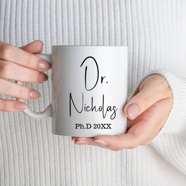 Mug Doctorat Diplôme de doctorat Diplôme de doctorat (Créateur téléchargé)