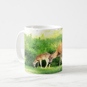 Mug Doe & Fawn