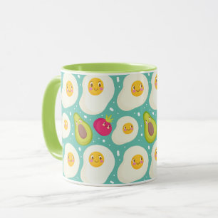 Mug d'oeufs frits