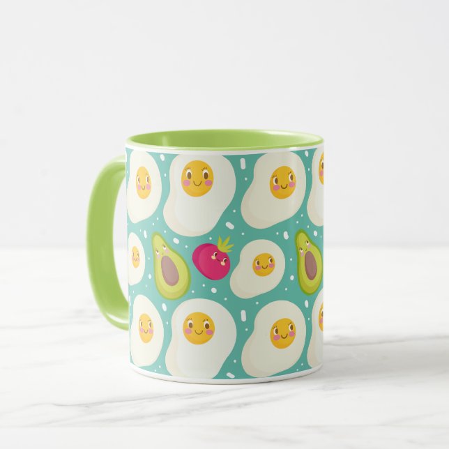 Mug d'oeufs frits (Devant gauche)