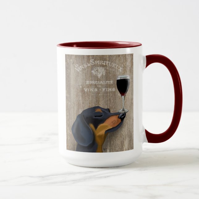 Mug Dog Au Vin Dachshund (Droite)