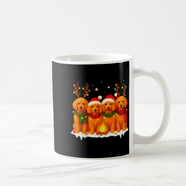 Mug Dog Christmas Light Reindeer Santa Christmas Odle  (Droite)