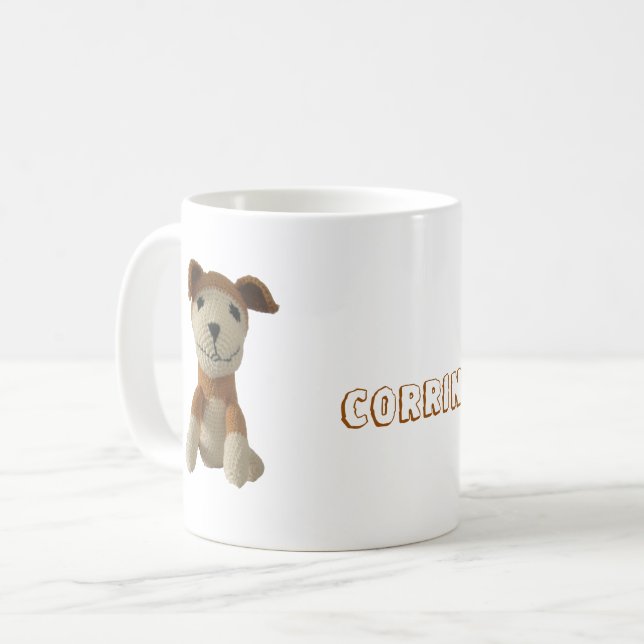 Mug - Dog Doll with Name (Front Left)
