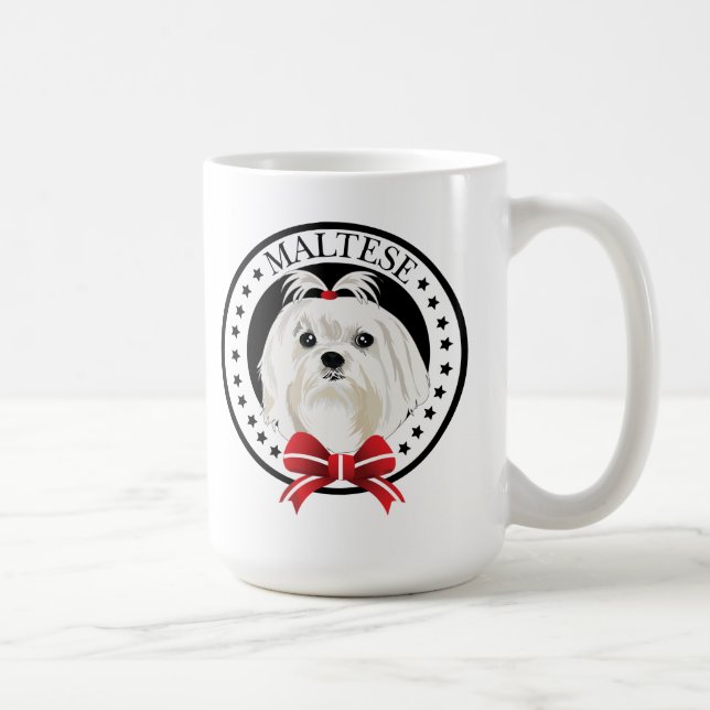 Mug Dog Maltese (Droite)