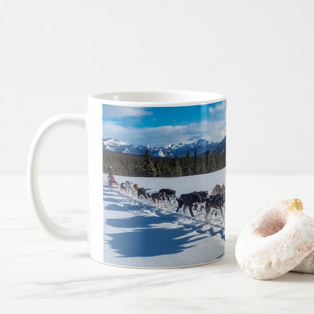 Mug Dog sled (Avec donut)