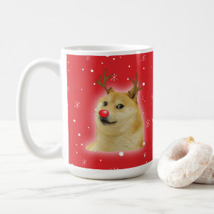 Mug Doge Dogright Doggo Chien Carte de Mème de Noël ro