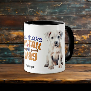 Mug Dogo Argentino Puppy Vous Faites Mon Sac À Queue